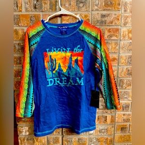 NEW “Living the Dream” shirt by Cowgirl Tuff MEDIUM